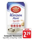 Weizenmehl Type 405 im Angebot bei EDEKA in Karlsruhe Weizenmehl Type 405 Angebote von Goldpuder bei EDEKA Karlsruhe für 2,29 €