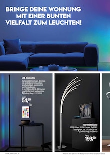 LED-Lampe im aktuellen Opti-Wohnwelt Prospekt (Bremen) LED-Lampe im Opti-Wohnwelt Prospekt "Lichtwelten" mit 18 Seiten (Bremen)