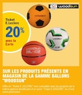 20% Avec la Carte Ticket E.Leclerc Sur les produits présents en magasin de la gamme ballons 'WOODSUN'. à E.Leclerc dans Ogliastro