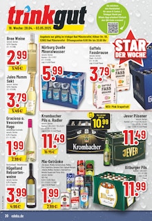 Bitburger im aktuellen E center Prospekt (Euskirchen) Bitburger im E center Prospekt "Aktuelle Angebote" mit 30 Seiten (Euskirchen)