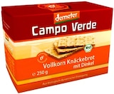 Vollkorn Knäckebrot mit Dinkel im REWE Prospekt Vollkorn Knäckebrot mit Dinkel von Demeter Campo Verde im aktuellen REWE Prospekt für 1,99 €
