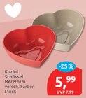 Schüssel Herzform von Koziol im aktuellen budni Prospekt