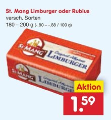 Netto Marken-Discount Hattingen - Limburger oder Rubius Limburger oder Rubius Angebot bei Netto Marken-Discount Hattingen im Prospekt "Fisch verliebt? Dann geh doch zu Netto!"