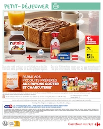 Offre Nutella dans le catalogue Carrefour Market du moment à la page 2