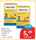 Folgemilch 2 oder 3 von Bebivita im aktuellen budni Prospekt