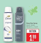 Deo Spray Original Angebote von Dove bei Marktkauf Ulm für 1,99 €