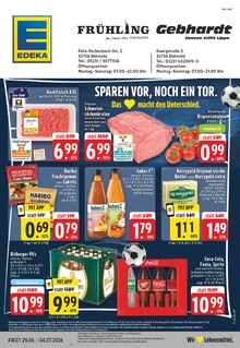 Coca Cola im EDEKA Prospekt "Aktuelle Angebote" mit 24 Seiten (Detmold)