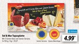 Tapasplatte mit 3 Sorten Käse und Jamón Serrano Angebote von Sol & Mar bei Lidl Stuttgart für 4,99 €