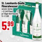 Mineralwasser von St. Leonhards-Quelle im aktuellen Trinkgut Prospekt für 5,99 €