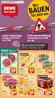 REWE Neuenburg Prospekt der aktuellen Woche, gültig von 05.10.2026 bis 10.10.2026 Aktueller REWE Neuenburg Prospekt "Dein Markt" mit 30 Seiten
