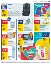 Prix et réduction Siège Auto Bébé dans le prospectus Carrefour en cours Offre Siège Auto Bébé dans le catalogue Carrefour du moment à la page 41