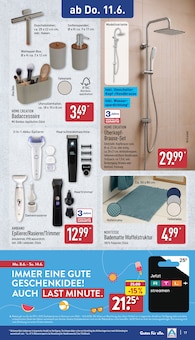 Braun Rasierer Angebot im ALDI Nord Prospekt, gültig von 08.06.2026 bis 13.06.2026 Braun Rasierer Angebot im aktuellen ALDI Nord Prospekt auf Seite 21