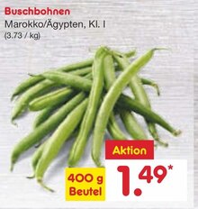 Netto Marken-Discount Bamberg - Buschbohnen Buschbohnen Angebot bei Netto Marken-Discount Bamberg im Prospekt "Du willst bis zu 50% sparen? Dann geh doch zu NETTO!"