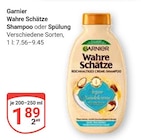 Wahre Schätze Shampoo Angebote von Garnier bei GLOBUS Oberhausen für 1,89 €