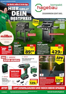 Aktueller hagebau kompakt Prospekt (Hammelburg, 8 Seiten zum blättern hagebau kompakt Prospekt HIER GRILLT DEIN BESTPREIS mit 8 Seiten