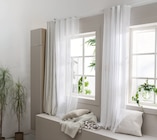 Voilage semi-transparent, zadig, blanc - INSPIRE en promo chez LEROY MERLIN Mérignac à 14,90 €