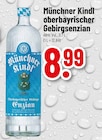 Oberbayrischer Gebirgsenzianschnaps Angebote von Münchner Kindl bei Trinkgut Saarlouis für 8,99 €