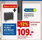Badmöbel-Set im Angebot bei Lidl in Worms Badmöbel-Set Angebote von Livarno Home bei Lidl Worms für 109,00 €