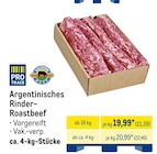 Argentinisches Rinder-Roastbeef im Angebot bei Metro in Saarbrücken Argentinisches Rinder-Roastbeef Angebote bei Metro Saarbrücken für 21,39 €