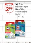 Frische-Siegel Nachfüller im Angebot bei GLOBUS in Leipzig Frische-Siegel Nachfüller Angebote von WC Ente bei GLOBUS Leipzig für 2,99 €