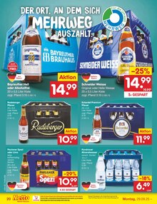 Wasser im Netto Marken-Discount Prospekt "Aktuelle Angebote" mit 58 Seiten (Regensburg)