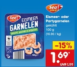 Aktuelles Eismeer- oder Partygarnelen Angebot bei Netto Marken-Discount in Gelsenkirchen ab 1,69 €