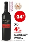 U Express Cholet - Promo Fitou aop rouge terroir d'altitude Promo Fitou aop rouge terroir d'altitude à 4,95 € dans le catalogue U Express à Cholet