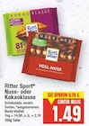 Nuss- oder Kakaoklasse von Ritter Sport im aktuellen E center Prospekt