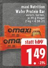 Wafer Protein Bar Angebote von maxi Nutrition bei EDEKA Solingen für 1,49 €