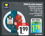 Aktuelles Herzstücke Antipasti Kirsch Paprika Angebot bei EDEKA in Nürnberg ab 1,79 €