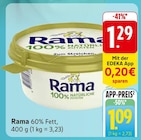 EDEKA - Rama 100% NATÜRLICHE ZUTATEN Angebot im Prospekt Rama 100% NATÜRLICHE ZUTATEN bei EDEKA im Prospekt "" für 1,09 €