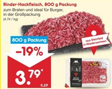 Netto Marken-Discount St. Johann - Rinder-Hackfleisch Rinder-Hackfleisch Angebot bei Netto Marken-Discount St. Johann im Prospekt "WOCHENENDKRACHER"