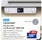 Küchenradio mit Bluetooth KRD 100 Angebote von BLAUPUNKT bei ALDI Nord Emden für 59,99 €