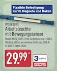 Arbeitsleuchte mit Bewegungssensor von WORKZONE im aktuellen ALDI Nord Prospekt