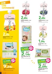 Promos Couches dans le catalogue "JUIN L'été commence ici !" de NaturéO Couches en promo dans le catalogue NaturéO à la page 18