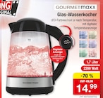 Glas-Wasserkocher im Angebot bei Zimmermann in Wiesbaden Glas-Wasserkocher Angebote von GOURMETmaxx bei Zimmermann Wiesbaden für 14,99 €