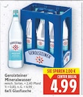 Mineralwasser von Gerolsteiner im aktuellen E center Prospekt