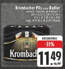 Aktuelles Pils oder Radler Angebot bei EDEKA in Soest ab 11,49 €