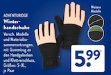 Winterhandschuhe im Angebot bei ALDI SÜD in Coburg Winterhandschuhe Angebote von Adventuridge bei ALDI SÜD Coburg für 5,99 €