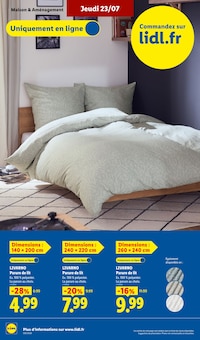 Catalogue Lidl, 23/07/2026 - 29/07/2026, L'ÉTÉ IMBATTABLE, 64 pages Prospectus Lidl en cours, "L'ÉTÉ IMBATTABLE", 64 pages