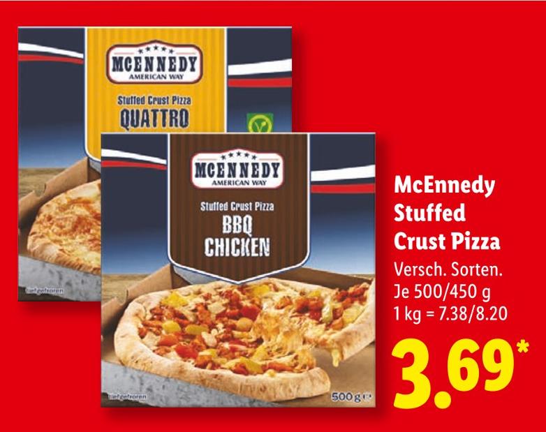 Stuffed Crust Pizza Quattro