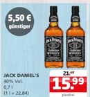 Aktuelles JACK DANIEL'S Angebot bei Getränke Quelle Weydringer in Laatzen ab 15,99 €