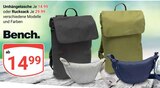 Umhängetasche oder Rucksack im Angebot bei GLOBUS in Gera Umhängetasche oder Rucksack Angebote von Bench. bei GLOBUS Gera für 14,99 €