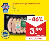 Original Thüringer Rostbratwurst Angebote von Wolf bei Netto Marken-Discount Wismar für 3,99 €