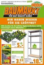 Globus-Baumarkt Prospekt für Stuttgart mit 20 Seiten Globus-Baumarkt Prospekt für Stuttgart: "WER BAUT BRAUCHT GLOBUS", 20 Seiten, 07.03.2021 - 13.03.2021