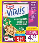 Vitalis Müsli im Netto Marken-Discount Prospekt Vitalis Müsli von Dr. Oetker im aktuellen Netto Marken-Discount Prospekt für 4,99 €