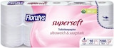 Toilettenpapier supersoft von Floralys im aktuellen Lidl Prospekt für 4,35 €