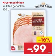 Netto Marken-Discount Windberg - Krustenschinken Krustenschinken Angebot bei Netto Marken-Discount Windberg im Prospekt "GARANTIERT NIRGENDWO GÜNSTIGER"