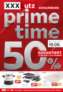 XXXLutz Möbelhäuser Prospekt "prime time 50%" mit  Seiten (Blankenburg (Harz))