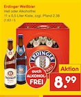 Weißbier Hell im Angebot bei Netto Marken-Discount in Laatzen Weißbier Hell Angebote von Erdinger bei Netto Marken-Discount Laatzen für 8,99 €